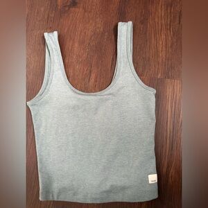 Vuori Light Gray/green Women's Tank Top